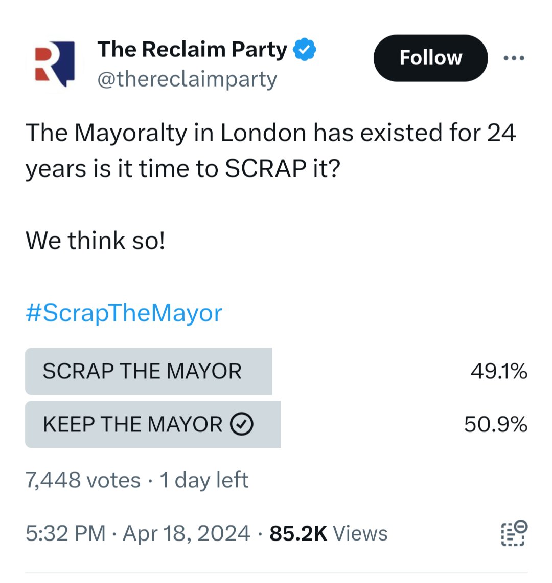 it's not gone well 

#ScrapTheMayor #KeepTheMayor