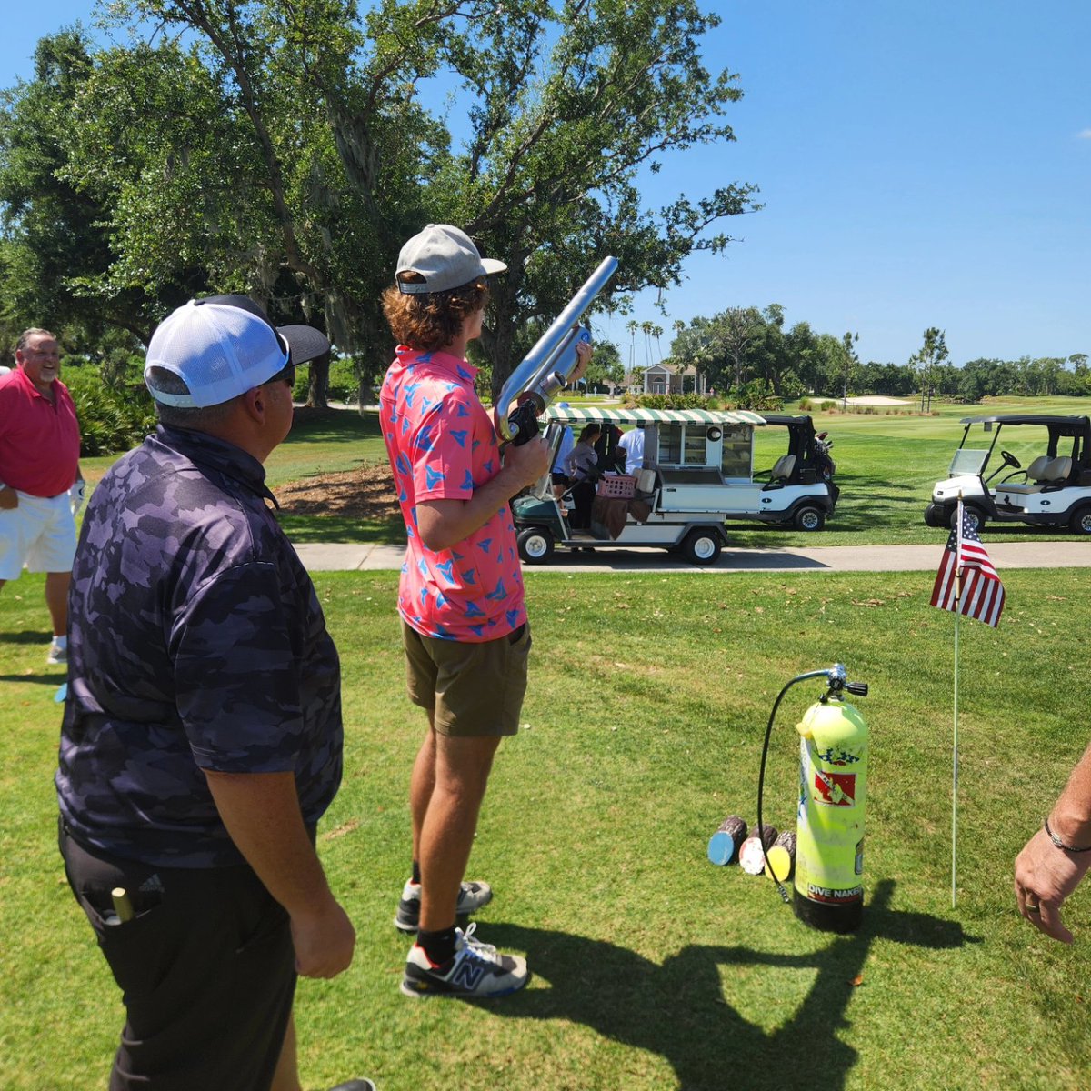 Our Tarpons had a great time volunteering at the NFL Celebrity Golf Tournament which was organized by the Charlotte County FCA to help send kids to camps. Lots of great conversations and life lessons with some of the best the game has seen!

#ONE