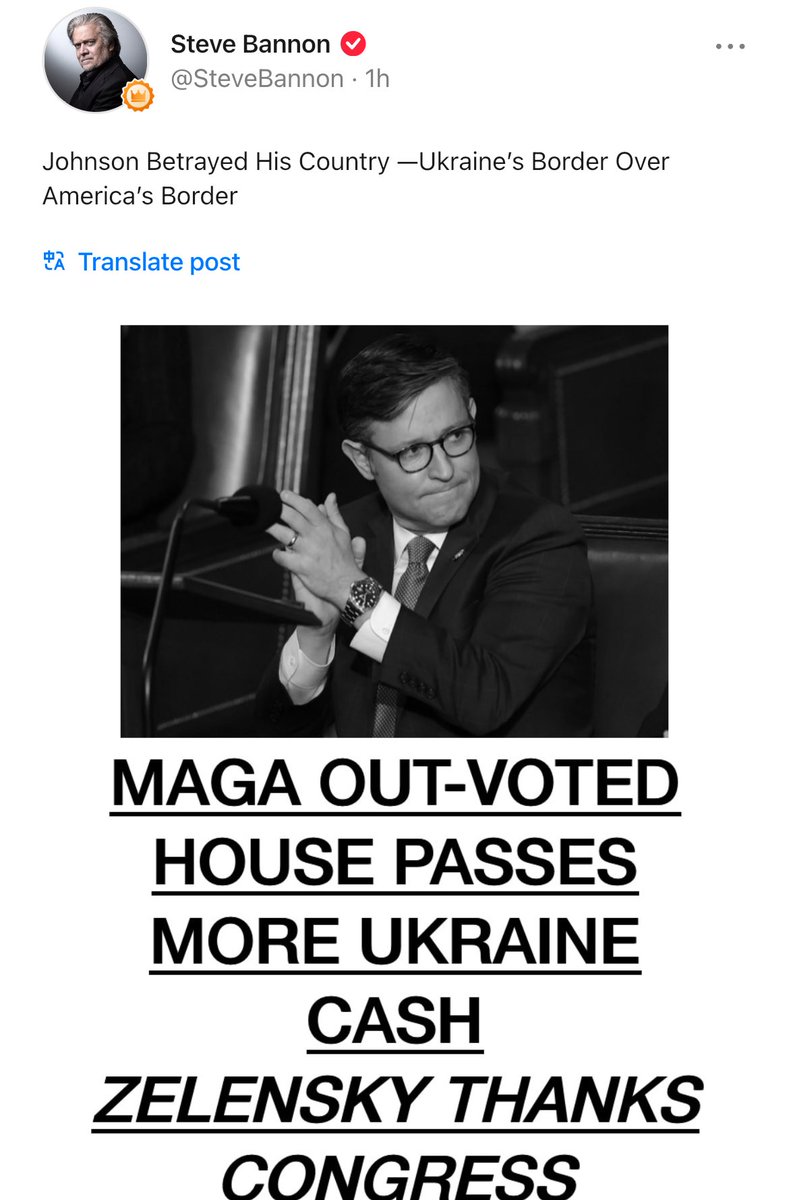 Johnson Betrayed His Country —Ukraine’s Border Over America’s Border ⁦@SpeakerJohnson⁩ ⁦@MikeJohnson⁩