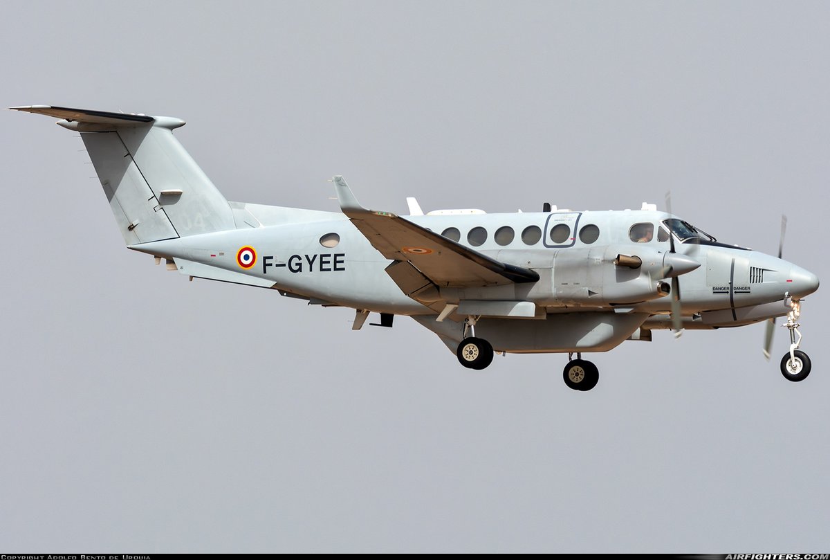 #Benin🇧🇯 - A 'CAE Aviation' Beech 350 Super King Air (reg. F-GYEE | 396084) operating for the French🇫🇷 Air Force took off from Cotonou around midnight & headed to the north. Possibly conducted a nightly #ISR mission over Pendjari National Park and/or Park W. #JEDI41