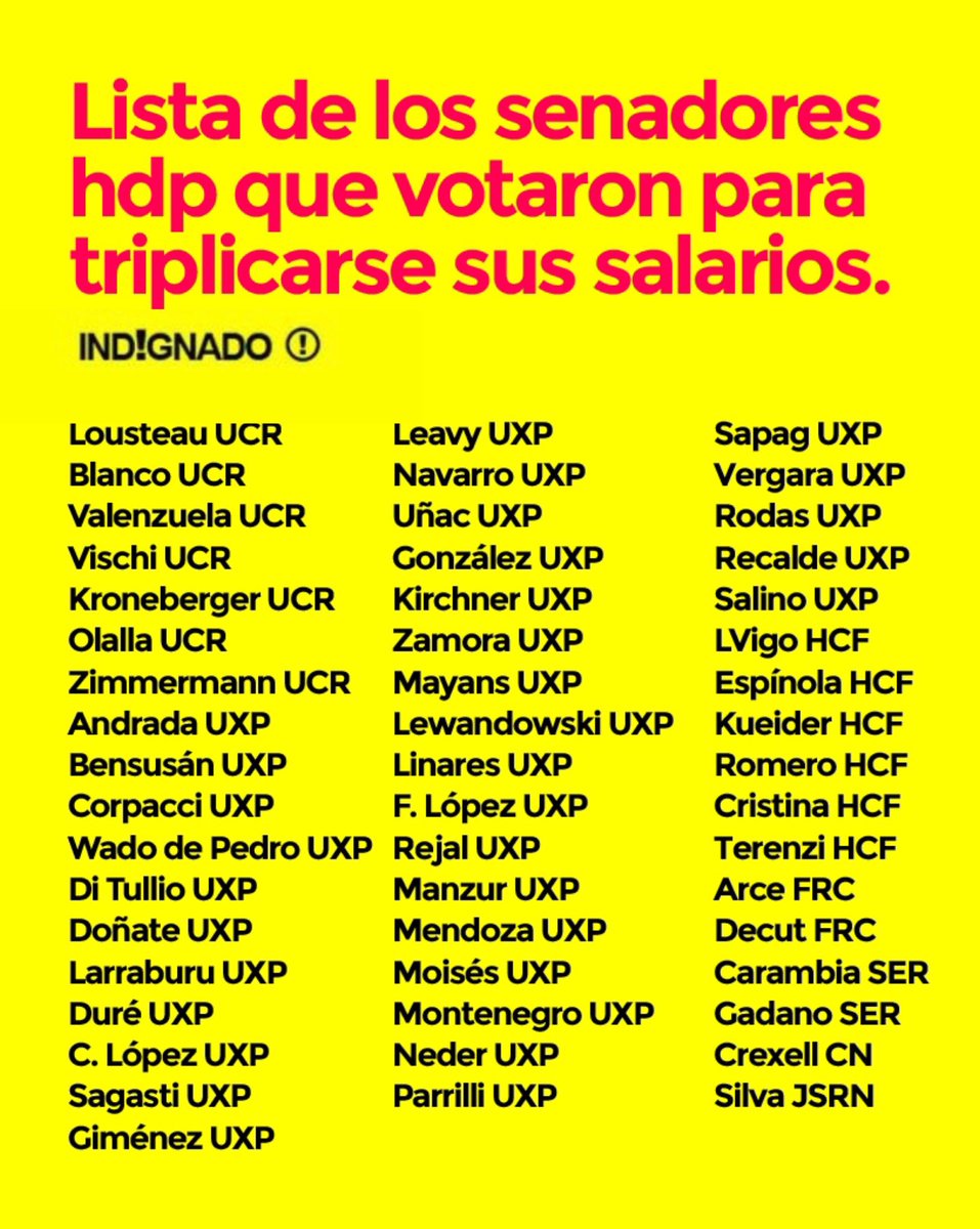 Se ofenden cuando en los medios no les dicen senador fulano, si son ratas.