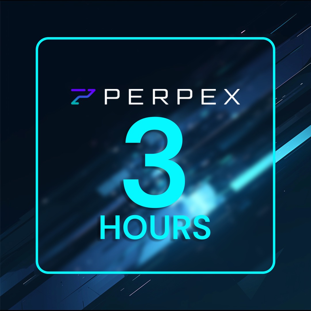 Only 3 hours left before the $PERPX LBP ends!

Visit the Perpex sale page on Fjord: app.v2.fjordfoundry.com/pools/0x03cd70…