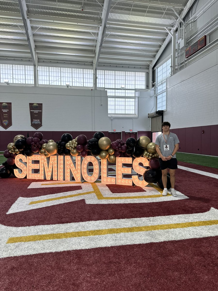 Great time at @FSUFootball Spring Showcase! Thank you @JustinCrouse7 
@FSU_Recruiting @Coach_Norvell @ThomsenChris