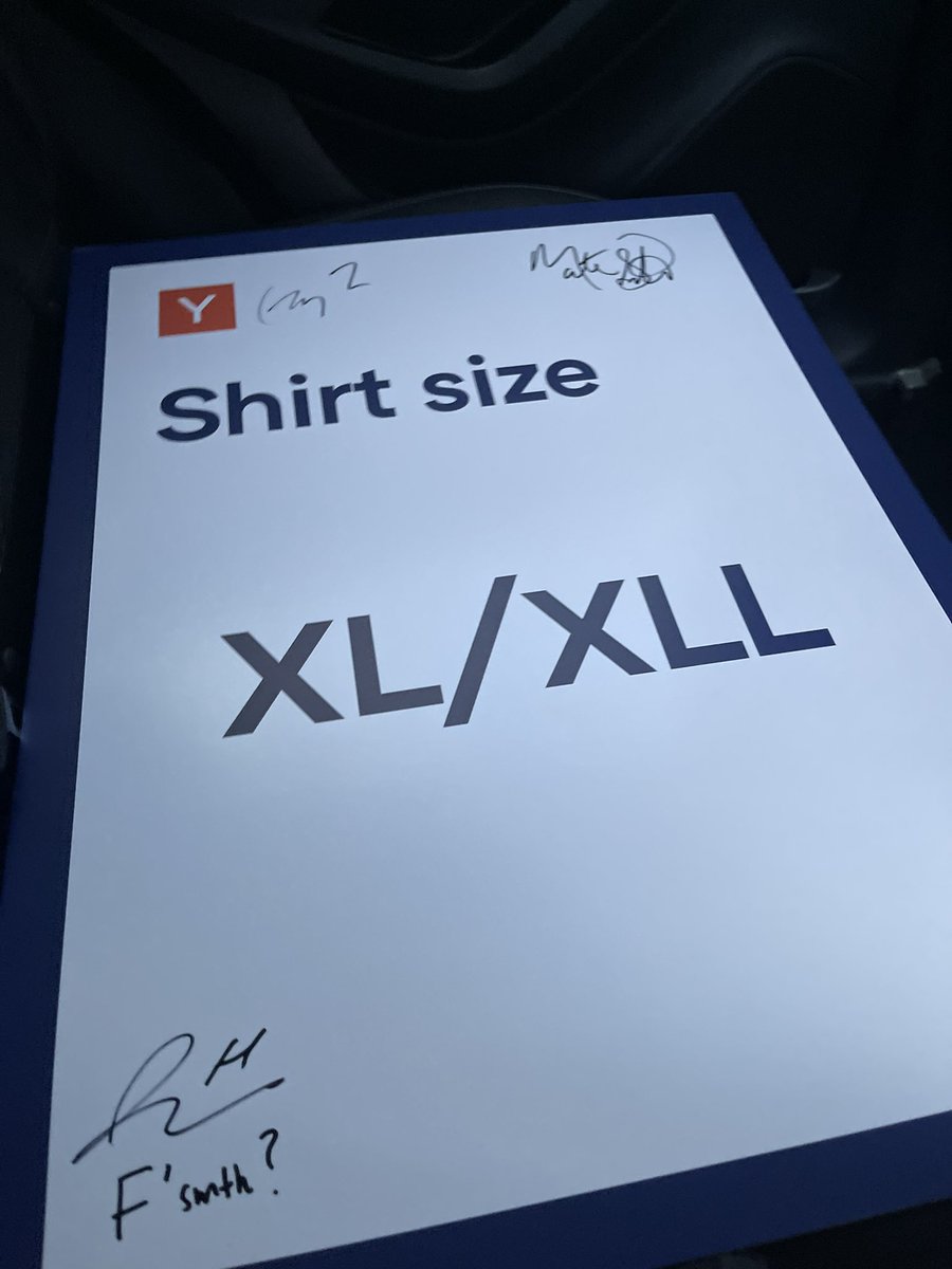 Got a signature from Garry Tan and amazing advice from YC group partners!Thank you <a href="/ycombinator/">Y Combinator</a> <a href="/garrytan/">Garry Tan</a> for the amazing startup school event :D