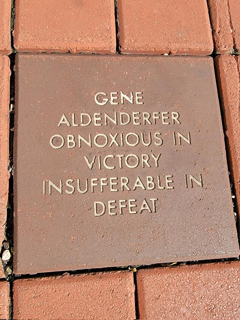 Fantastic engraved stone seen outside Ohio Stadium