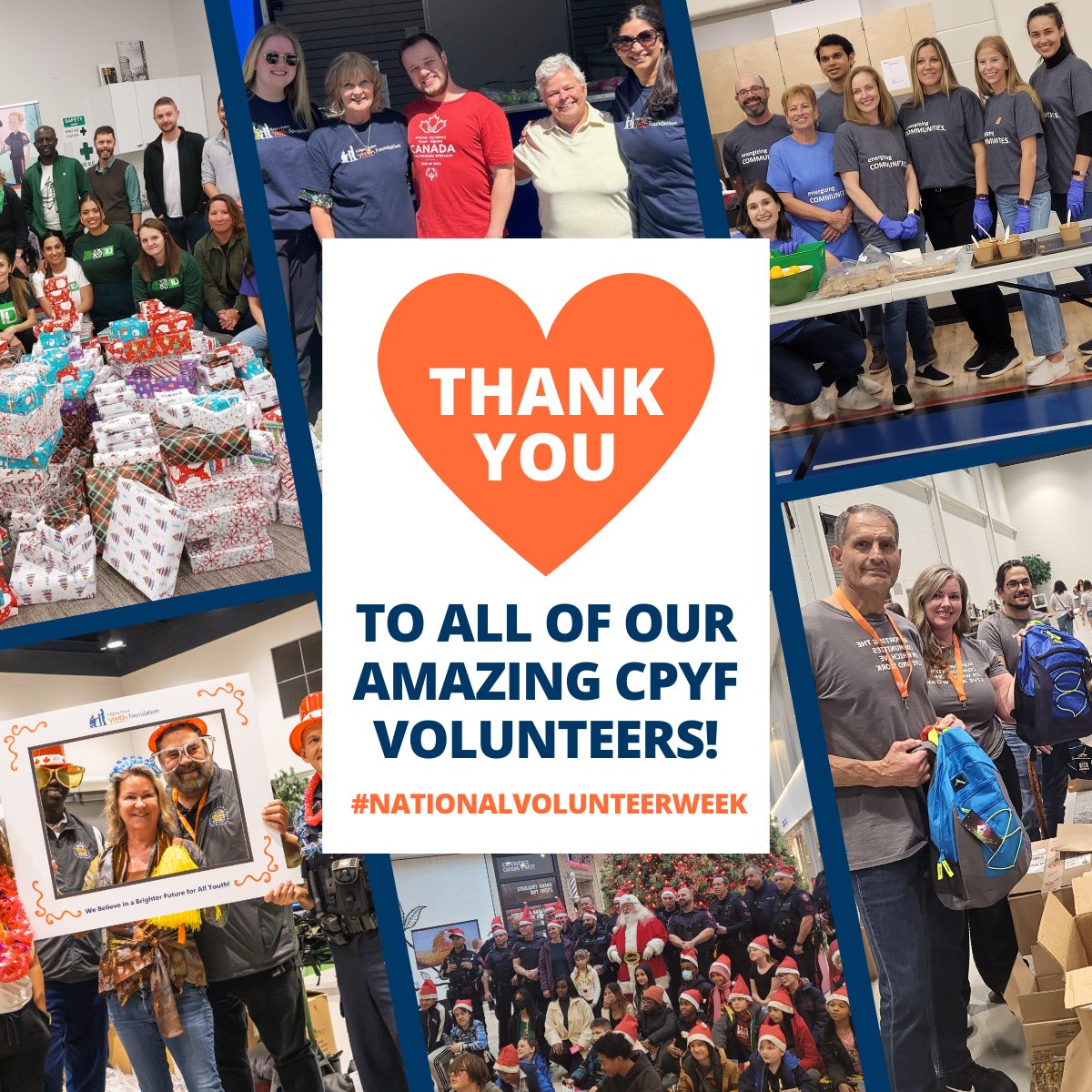 As we wrap up our #NationalVolunteerWeek celebration, we wanted to once again thank ALL of our CPYF volunteers. Your passion, dedication, and commitment to children and youth in our community is incredible. Thank you for the generous gift of your time, talents, and treasure. 👏💗
