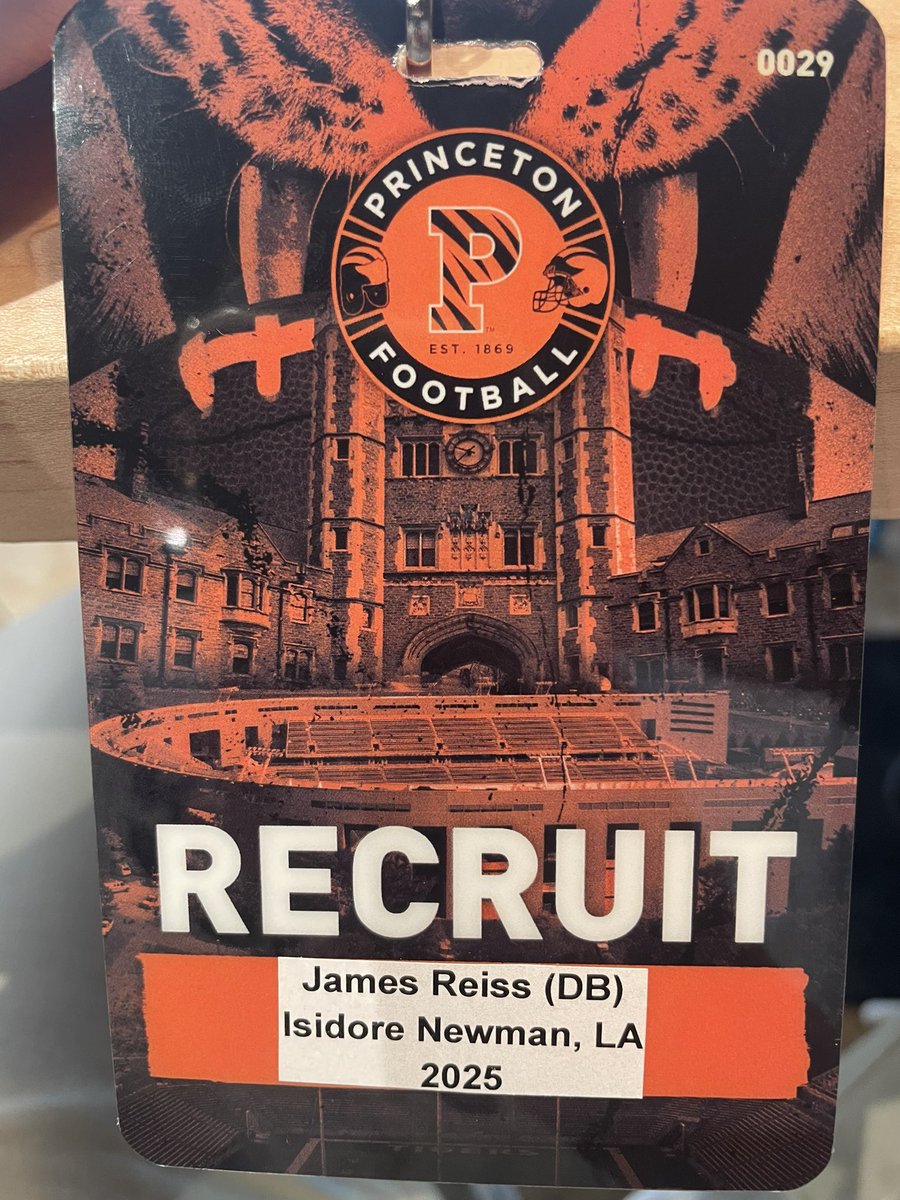 James Reiss (@jamesreiss_7) on Twitter photo Had a great time at the <a href="/PrincetonFTBL/">Princeton Football</a> spring game today! It felt great to get back on campus, can’t wait to come back this summer. Had a great time at the <a href="/PrincetonFTBL/">Princeton Football</a> spring game today! It felt great to get back on campus, can’t wait to come back this summer.
