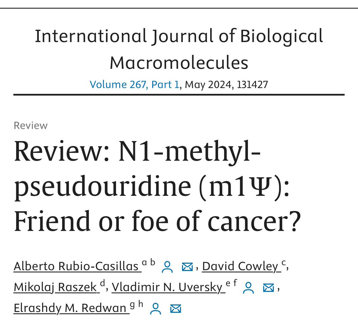 “Evidence is provided that adding 100 % of N1-methyl-pseudouridine (m1Ψ) to the mRNA vaccine in a melanoma model stimulated cancer growth and metastasis, while non-modified mRNA vaccines induced opposite results, thus suggesting that COVID-19 mRNA vaccines could aid cancer