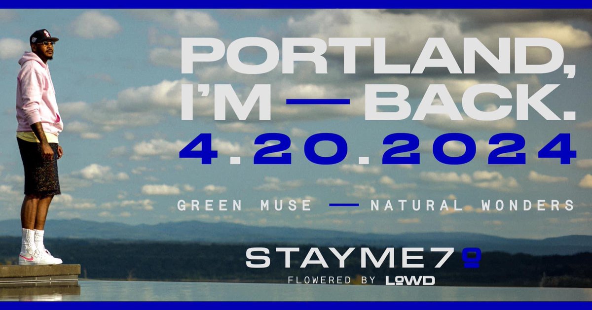 PortlandBlazing's tweet photo. yo @carmeloanthony pulling up!! 👀 https://t.co/S5VYzJrSGC