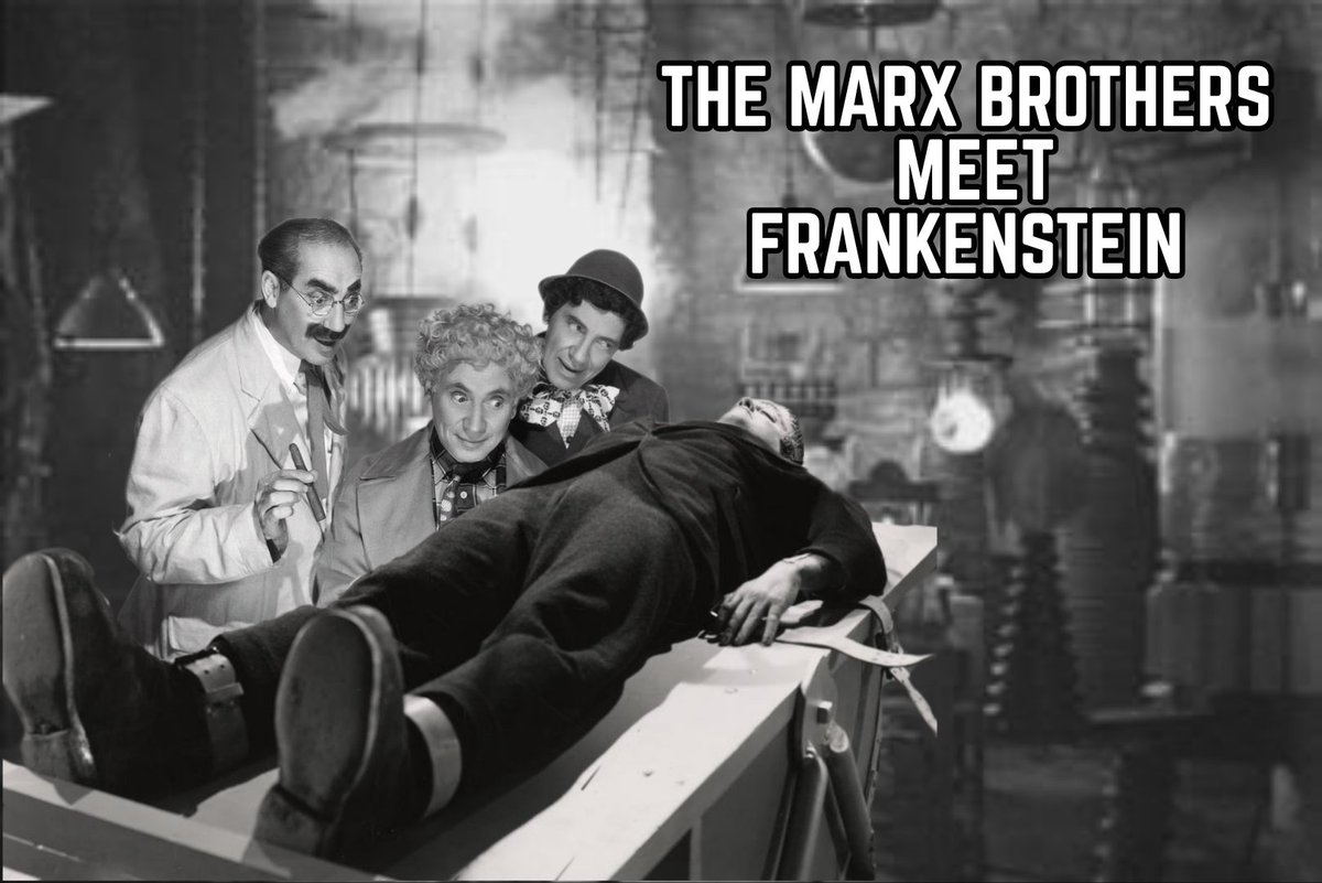 The movie we deserve but never got 😂 

#themarxbrothers #frankensteinsmonster #universalmonsters