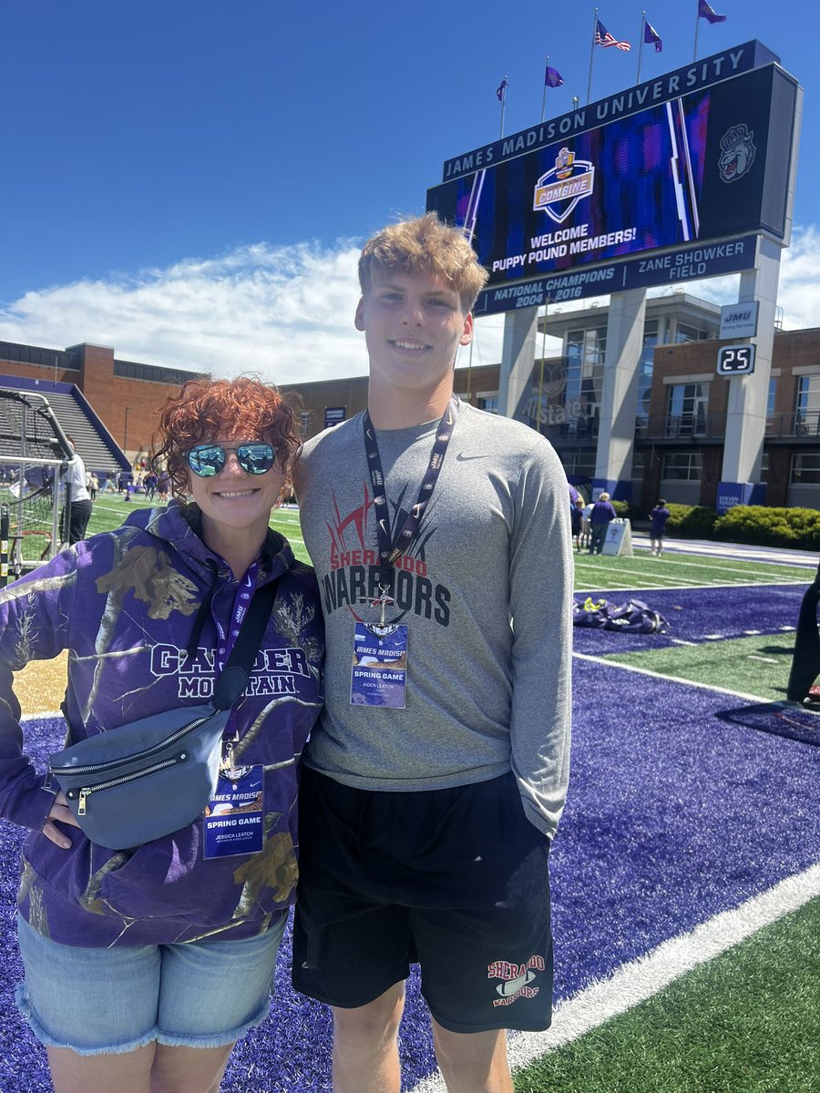 Jessica Weeks Leatch (@maus1983) on Twitter photo After running drills himself this morning, then we headed to <a href="/JMUFootball/">JMU Football</a> Spring game. Not home 10 minutes before he was out the door to go to the gym! Seriously won’t find a more committed young man to his sport than <a href="/aleatch_07/">Aiden Leatch ✞</a>. He inspires so many of us to “do the work!” 🫶 After running drills himself this morning, then we headed to <a href="/JMUFootball/">JMU Football</a> Spring game. Not home 10 minutes before he was out the door to go to the gym! Seriously won’t find a more committed young man to his sport than <a href="/aleatch_07/">Aiden Leatch ✞</a>. He inspires so many of us to “do the work!” 🫶
