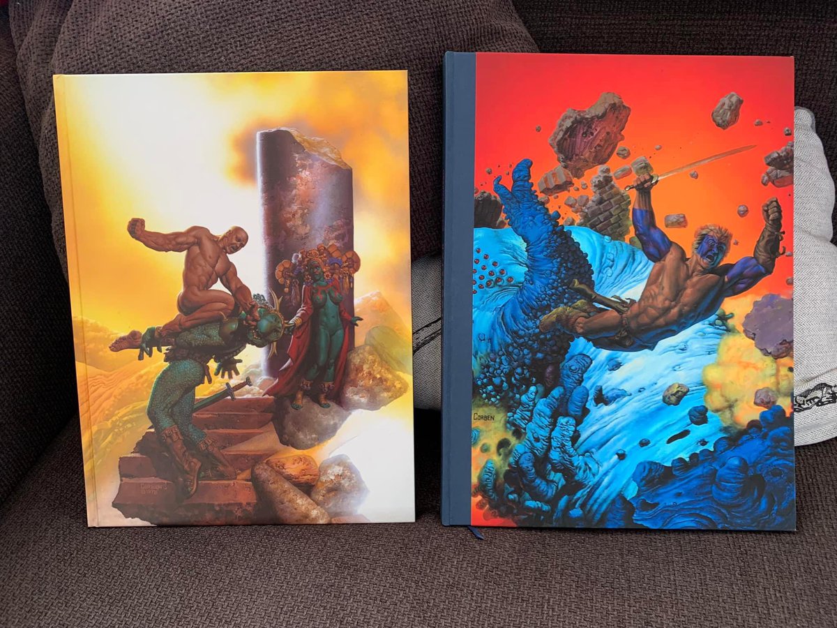 My friends at Delirium have done so far two marvelous Richard Corben Artits Editions. One is the super-deluxe Bloodstar, and the other Den One. Den Two is coming soon!
