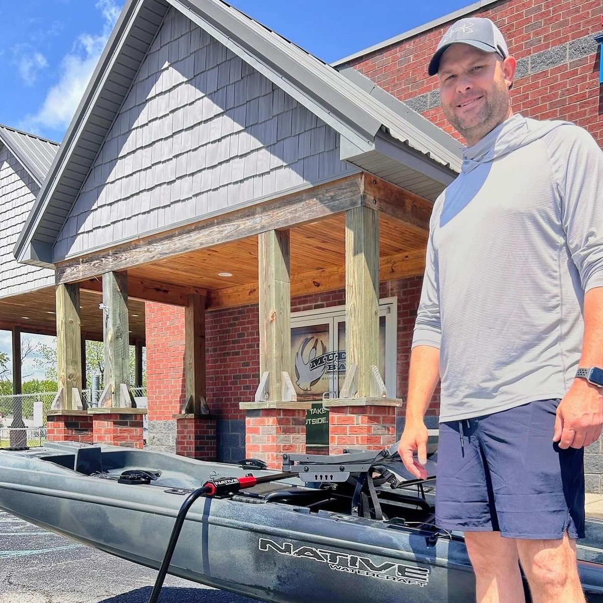 Nate Olive of Dalzell, SC with his new NATIVE WATERCRAFT® TITAN-X Propel 12.5 w/ the renowned Propel Pedal Drive. Add a a ringblade Rudder, 360 PivotPro swivel seating, & innovative electronic & motorization integrations, Nate is set with Ultimate Fishability. #LetsTakeItOutside