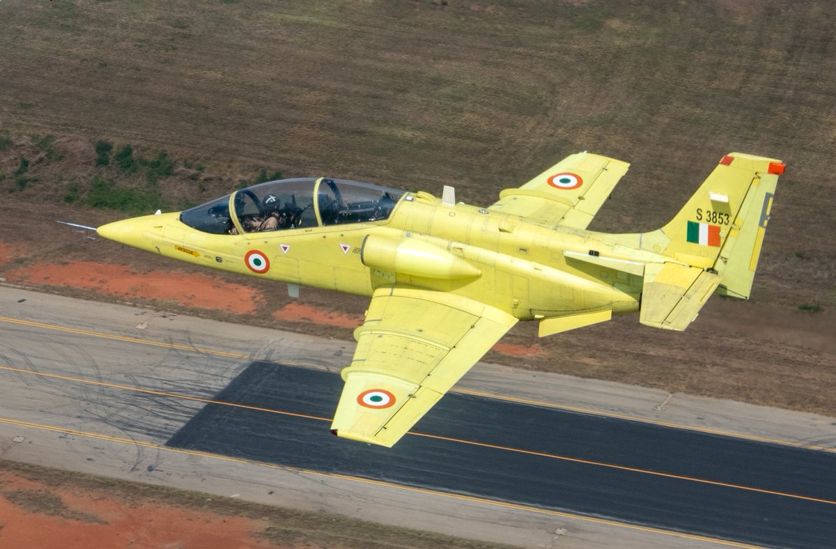 Sounds like everyone is talking about this aircraft. 
HJT36 = HAL Kiran MK2 #MadeInIndia Combat Trainer Powered By 17.5KN, Pushing 750 KM/H With Range 2000 KMS At 9K Meters, Bring Back This For Export With Tandam Glass Cockpit + Smart Munition + HTFE25. Not Talking About HLFT-42.