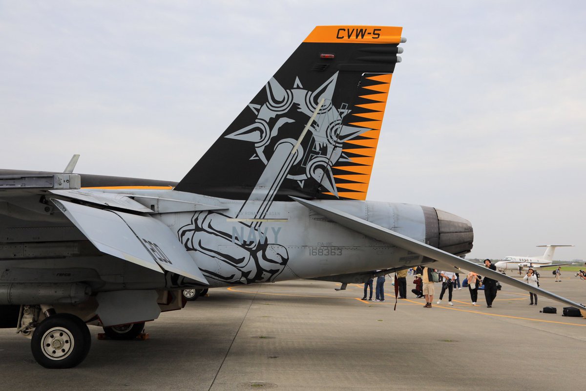 39ne_haiji's tweet photo. 予定を間違えていたので、夕方ちょこっと行ってきました✈️  フライイン撮りたかったなぁ… #厚木基地　#NAFATSUGI #日米親善春祭り　#vfa27 #NF200 #ROYALMACES #USNAVY #fa18 https://t.co/KkhTkcx4xG
