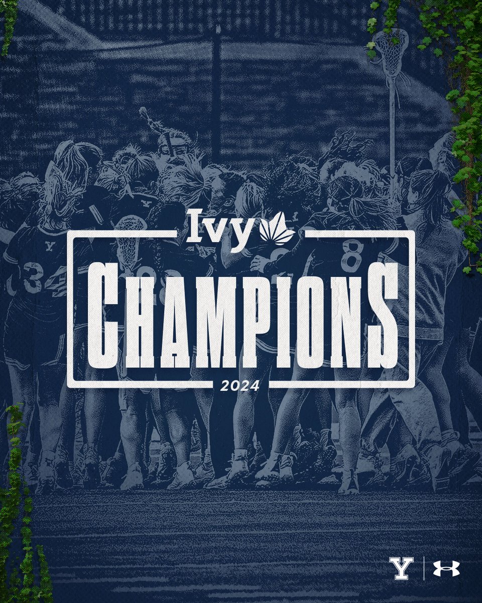 🏆 With today's 21-8 win at Cornell, we have clinched at least a share of the 2024 Ivy League Championship! We are 6-0 in Ivy games with one league game remaining. #ThisIsYale