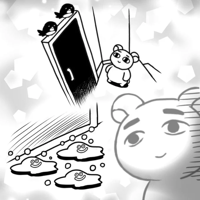 一昨日くらいから夜に玄関扉の上にやって来て休んでるツバメが2匹になりました
つがいかな?かわいさ2倍うんこも2倍
ちなみに出入りする時は毎回「し、失礼しまーす…」って静かに開け閉めしてます
自分ちなのに!😭 