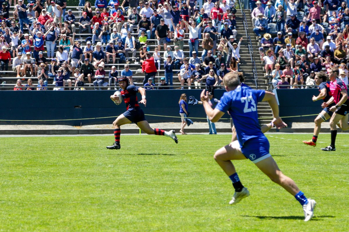 🏉CHAMPIONSHIP BOUND🏆 Bay Area natives lead Saint Mary’s rugby past BYU and into title game. 'It’s everything we’ve ever been working for.” STORYLINK: mercurynews.com/2024/04/20/cha…