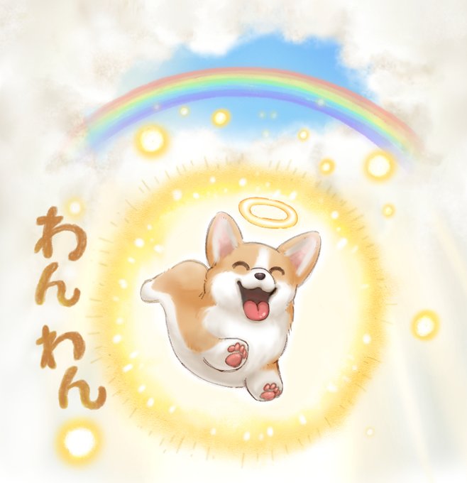 「瞑目 柴犬」のTwitter画像/イラスト(新着)