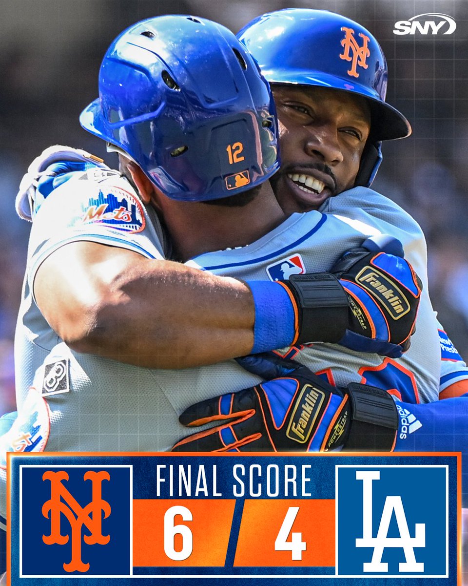 THE METS HAVE TAKEN THE FIRST TWO GAMES OF THE SERIES IN LOS ANGELES 🔥