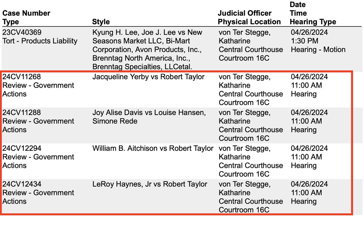 Next Friday, April 26, 2024 at 11 am there will be a hearing on both of Portland Police Association's ballot measure efforts in Central Courthouse Courtroom 16C.