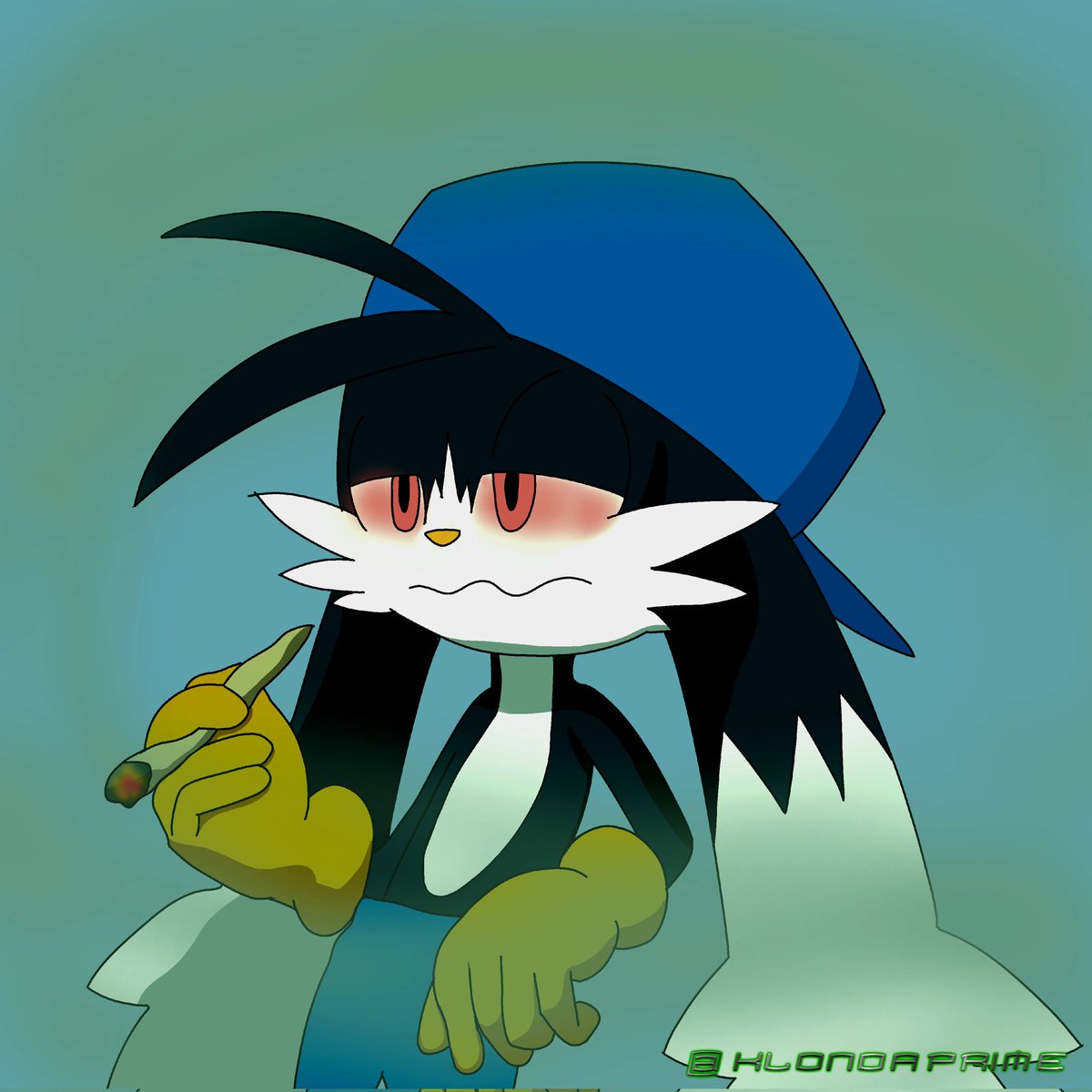 'I smoke two joints before I smoke two joints
And then I smoke two more'

Happy 420 lmao (on this day last year the Klonoa Mega Chat temp banned my ass for celebrating 😭)

#420Life #happy420day #klonoa #風のクロノア  #fypシ #digitalart #bandainamco