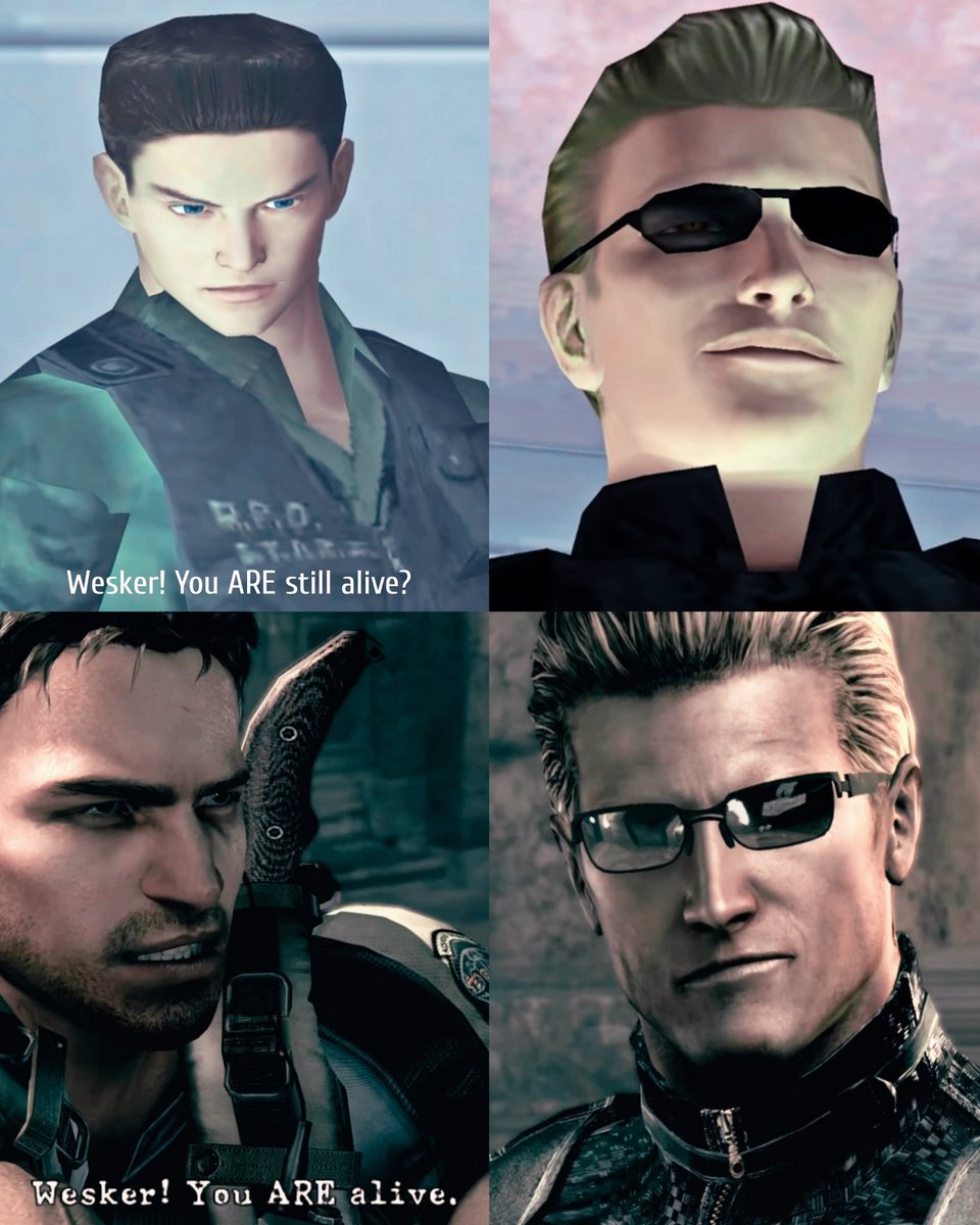 ᚐ Albert Wesker and Chris Redfield ᚐ ╾ Resident Evil Code: Veronica ╾ Resident Evil 5 To be continue?