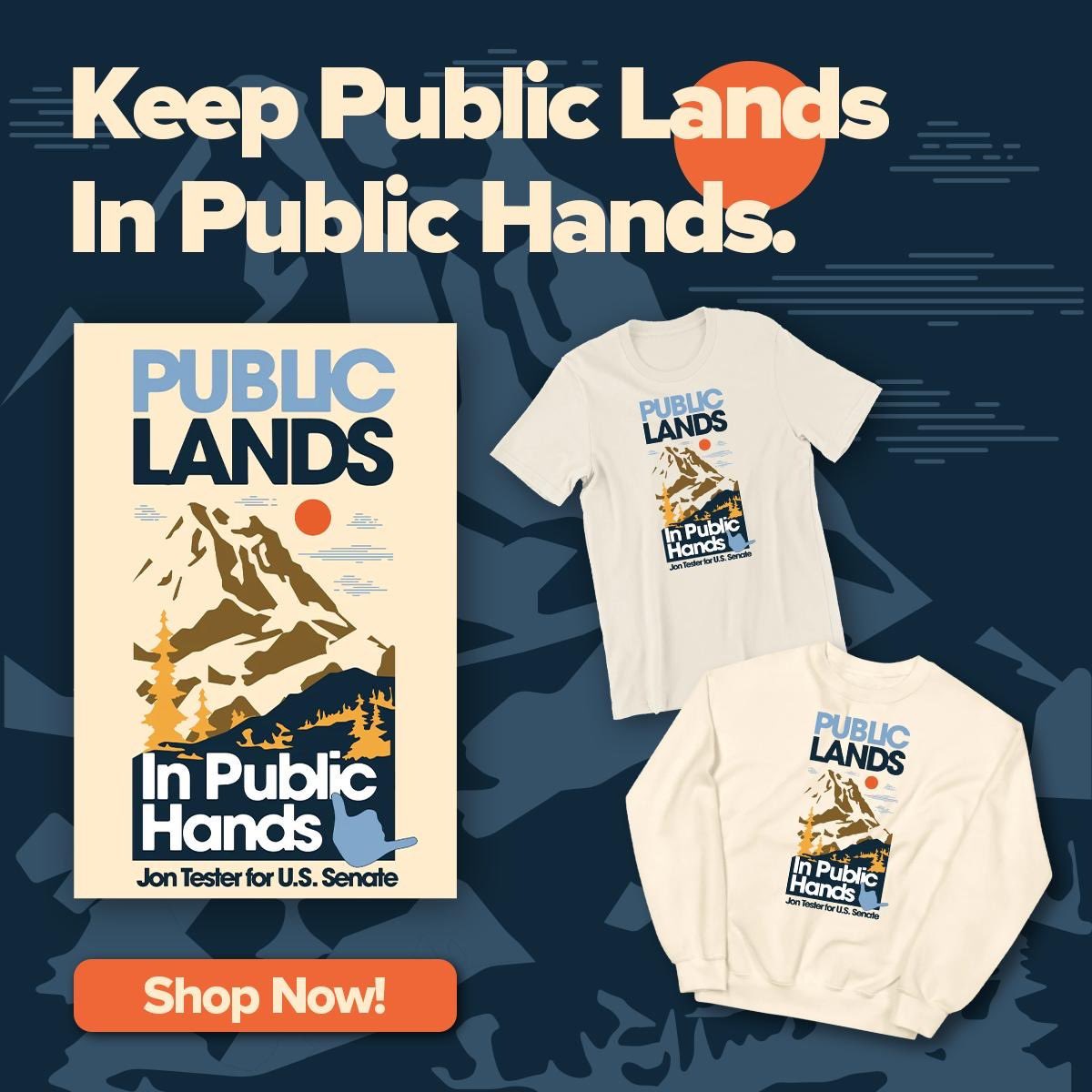 It’s #NationalParkWeek, and in Montana, we know how important it is to keep public lands in public hands. Get your limited-edition merch before we sell out → jontester.com/publiclands