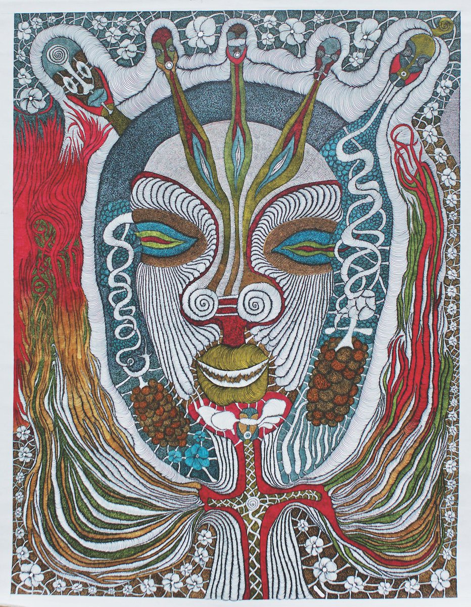 Discover the powerful and transformative art of French #selftaughtartist Evelyne Postic in Raw Vision 98.
rawvision.com/products/issue…

#evelynepostic #outsiderart #artbrut #selftaughtart #arttherapy #alternativeart #drawing #artmagazine #rawvision #rawvisionmagazine