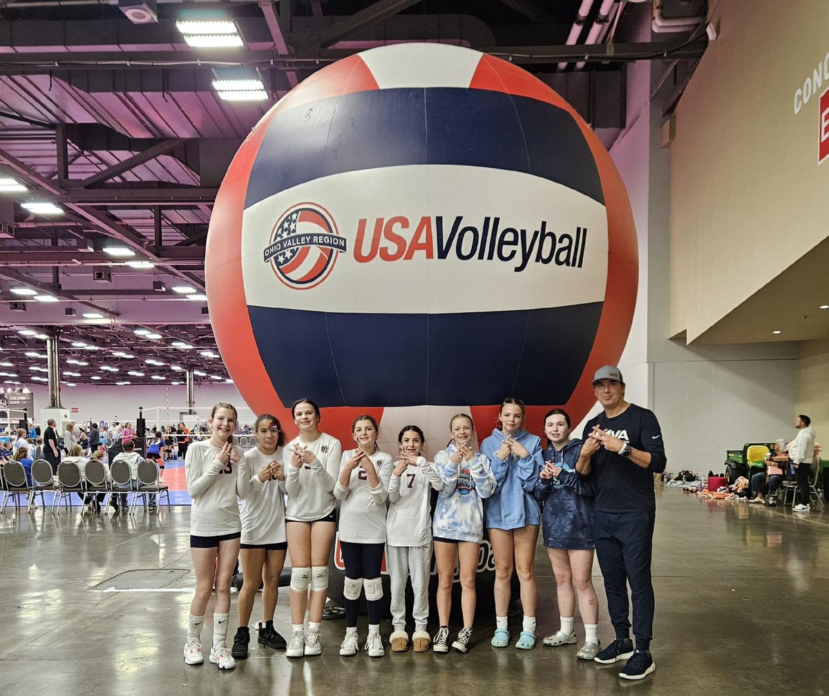 Congratulations to 11N & 12N on wrapping up their season at the OVR Championships in Columbus! Grateful to have been part of the journey as these amazing athletes start their volleyball adventure with our club. #theNOVAway #WTD