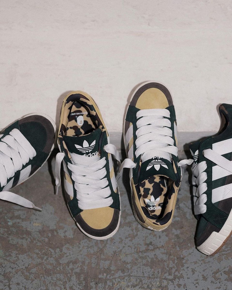 JustFreshKicks's tweet photo. Dropped via adidas US 🦍
NEW adidas N BAPE Sneaker
=> https://t.co/TPAod90UER https://t.co/Cc3Mw8mJFC