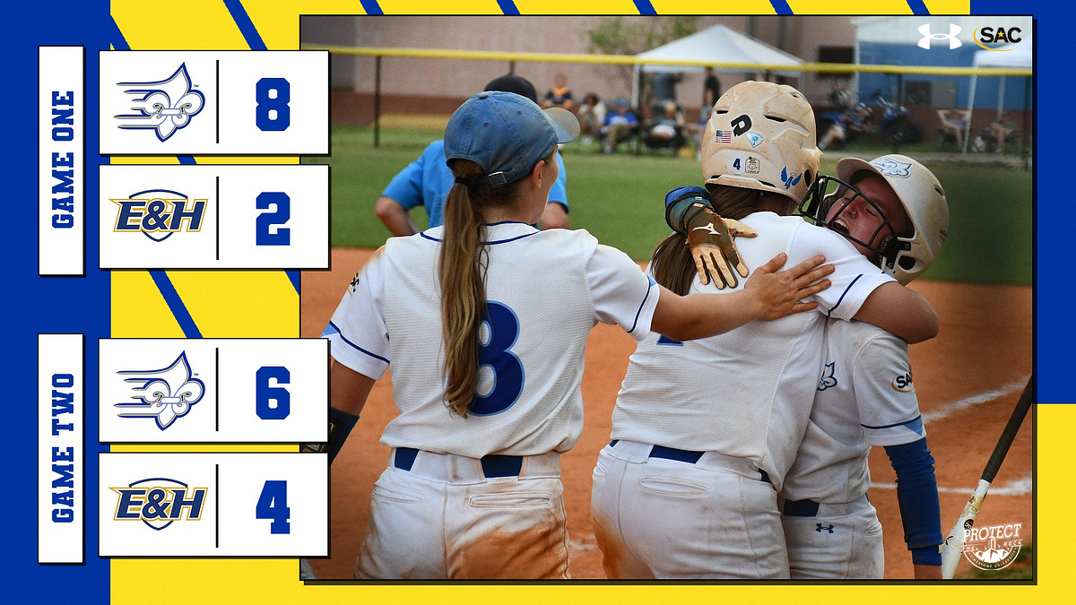 The @LimestoneSball team capped off Senior Day in a big way on Saturday afternoon, using clutch hits from the senior class to beat Emory & Henry in both games of doubleheader action. G1 📊 golimestonesaints.com/sports/softbal… G2 📊 golimestonesaints.com/sports/softbal… #GoSaints #ProtectTheRock