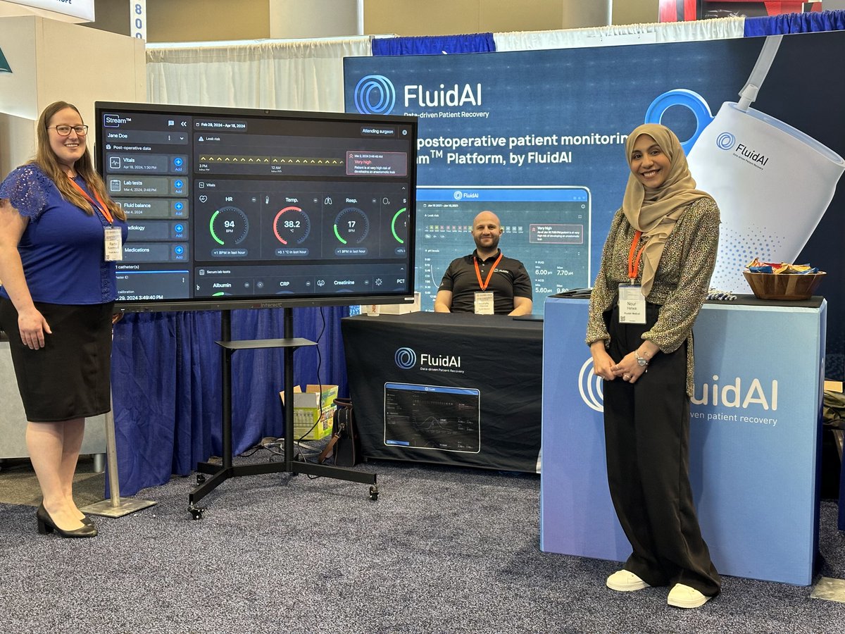 ⚕️ Huge thanks to everyone who joined us at #SAGES2024! Your dedication to improving gastrointestinal surgery & care is inspiring. ⚕️ It was great sharing how our Stream™ Platform uses AI to boost post-op monitoring right at the bedside & on your mobiles devices 📲
