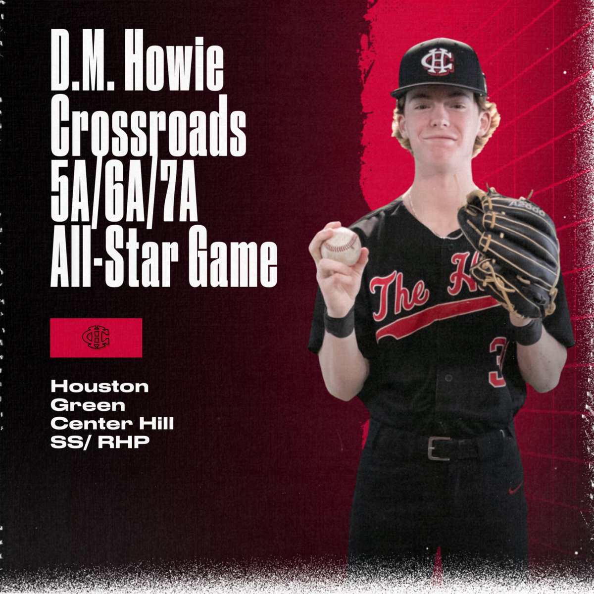 Congratulations @HoustonGreen3 on being selected to the Crossroads All Star game in Hattiesburg on May 28th!