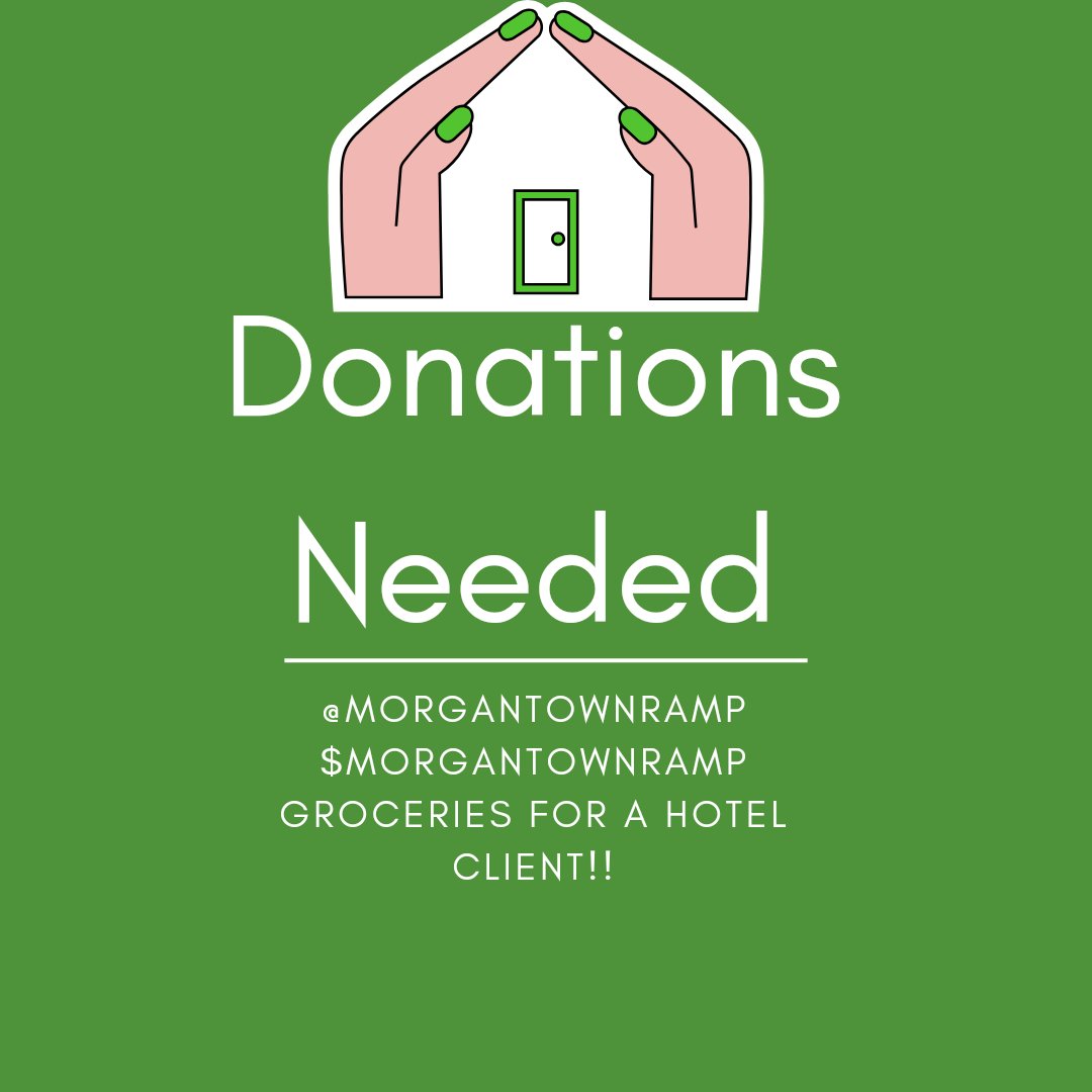 We have taken in an individual from Ruby Memorial into our hotel program. Our community fund is at zero dollars, and our neighbor has no snap benefits. We would like to secure them some groceries. Please donate if you can.