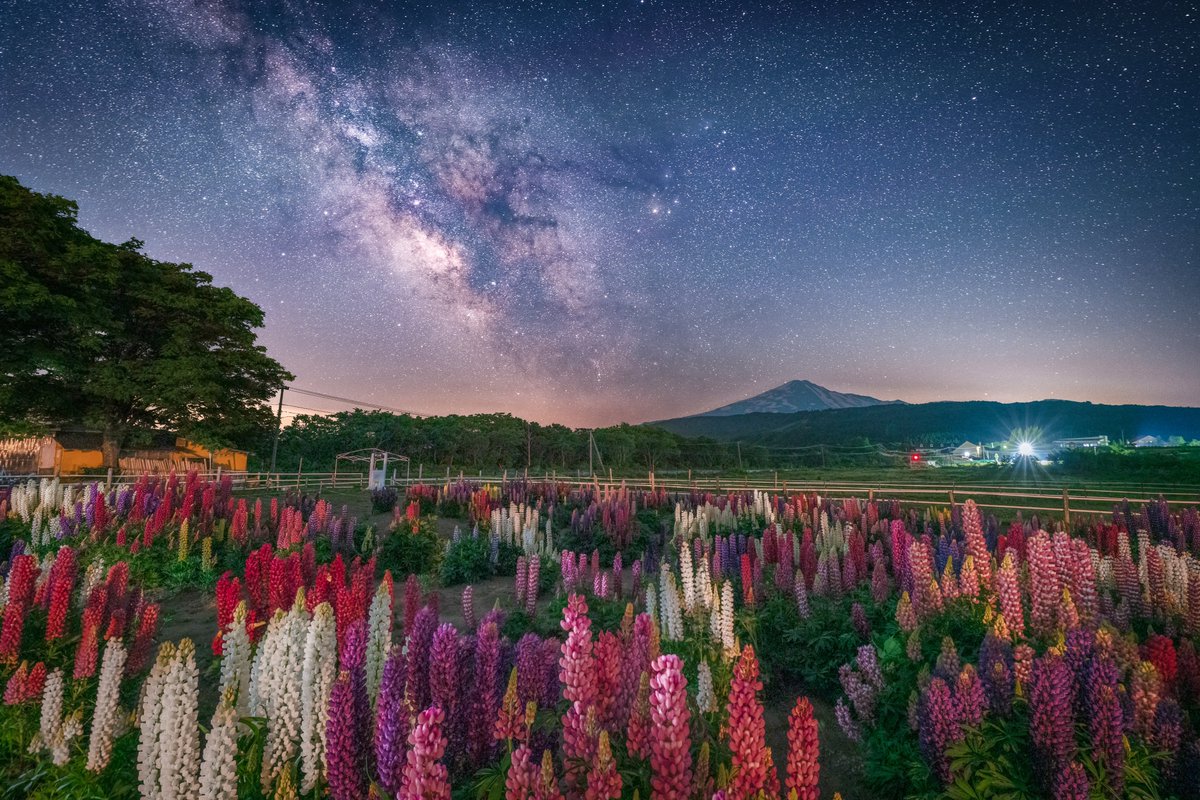 星空が広がる景色が大好きだ！ 秋田県にはまだまだ沢山の絶景があります☺️ #私の作品もっと沢山の人に広がれ祭り