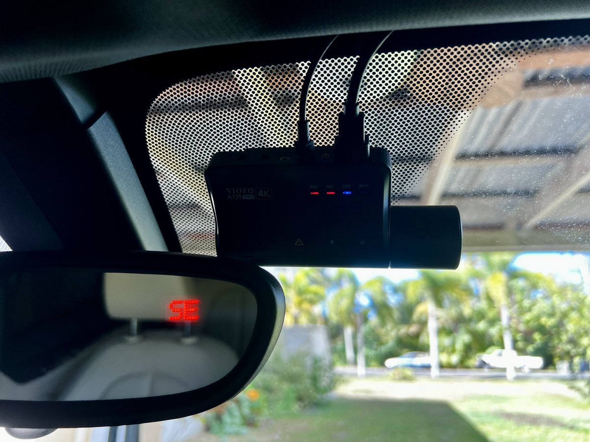 Installed a front/rear dash-cam. It’s in what was my mother’s car and is now my daily driver.

Have one in my wife’s car. Decided I need one in this car after a Guam Police Department cruiser turned right (no signal) from the left lane nearly wiping me out in the right lane.