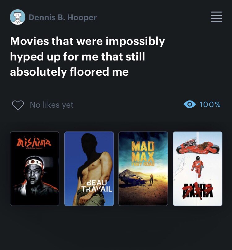 Made a letterboxd list