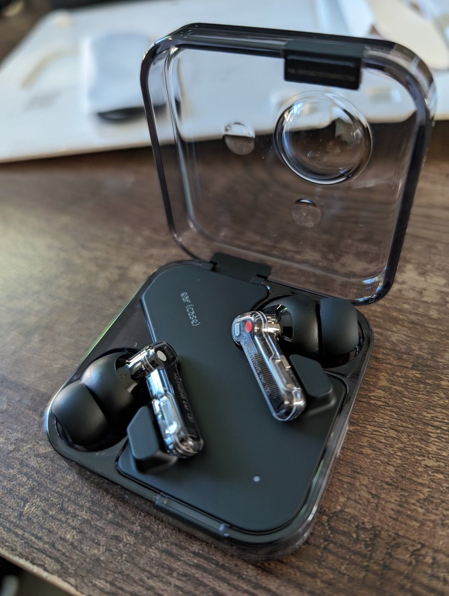 TeamPixelReid's tweet photo. I recently picked up the #nothing Ear 2. I highly recommend anyone using these to utilize the Personal Sound Profile. After completing the sound test the sound is TREMENDOUSLY better. https://t.co/2AbL2Rpsq9