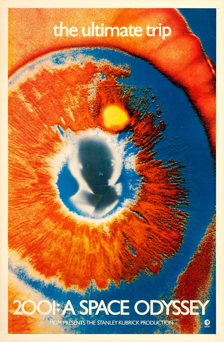 1969 poster for 2001: A SPACE ODYSSEY.