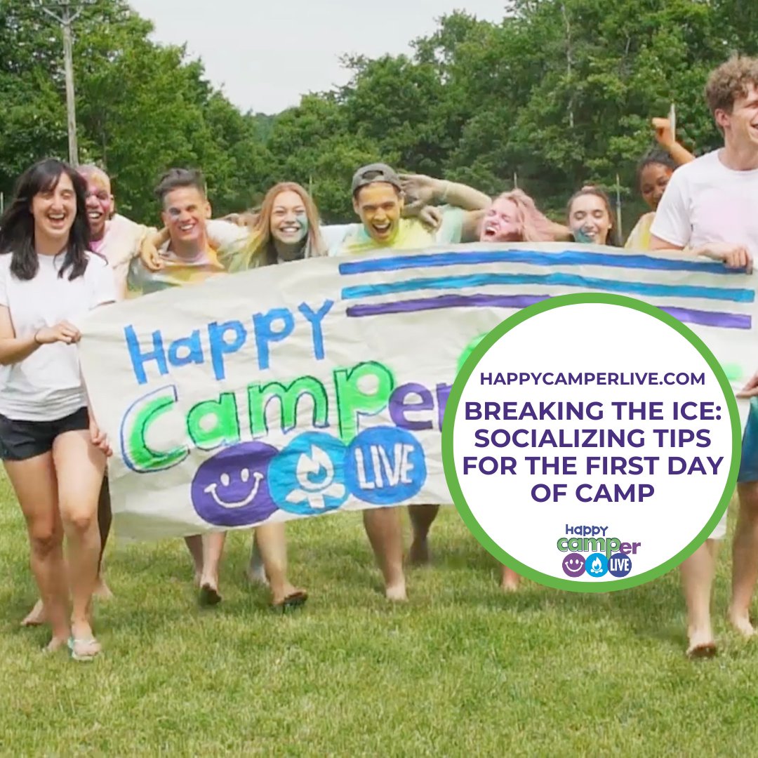 HappyCamperLive's tweet image. 🏕️ Ready for camp? Break the ice with these tips:

Wear a smile 😊
Start conversations 💬
Find common ground 🌱
Be yourself 🌟
Listen actively 👂
Participate in group activities 🎉
Stay positive! #SummerCamp #SocializingTips l8r.it/boQp