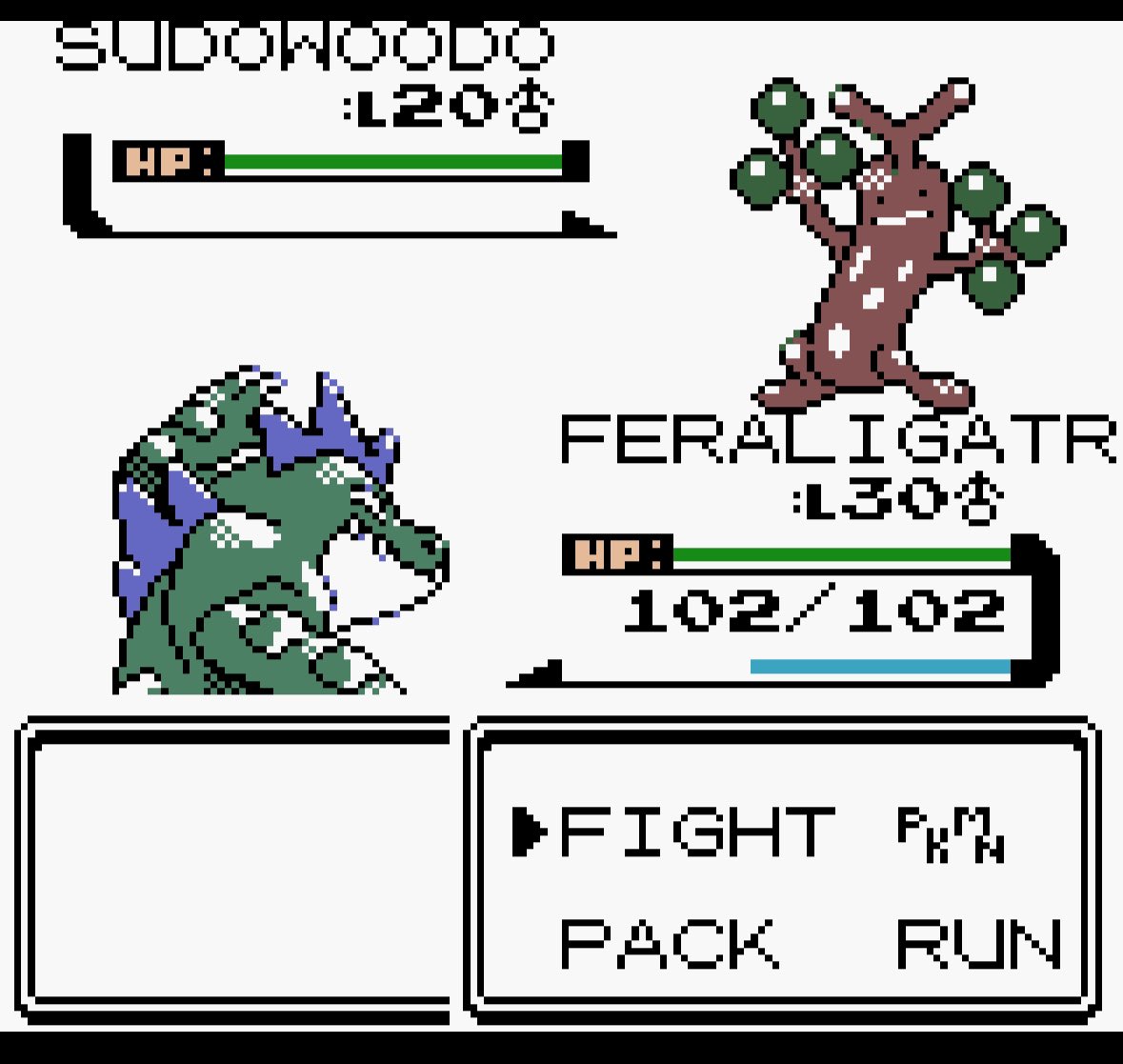 Next hunt: sudowoodo