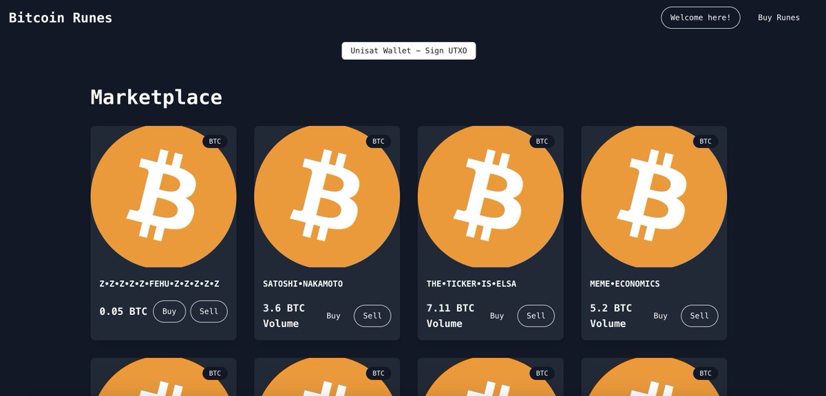 Bitcoin Runes Marketplace Launch Giveaway!

We are giving away EVERYONE without any rules; 
📌 SATOSHI•NAKAMOTO
📌THE•TICKER•IS•ELSA
📌 RSIC•GENESIS•RUNE

Start Runes trading here: magicrunesbtc.com/marketplace

Drop taproot, repost, like and tag your friends! 👇

#RSIC #Bitcoin