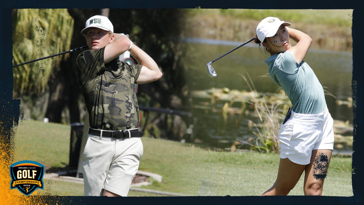 .@WrightStateGolf and @OaklandWGolf lead our #HLGOLF Championships after Saturday's opening round!

⛳️: bit.ly/3UqlkBd
#OurHorizon 🌇| #MajorExperiences