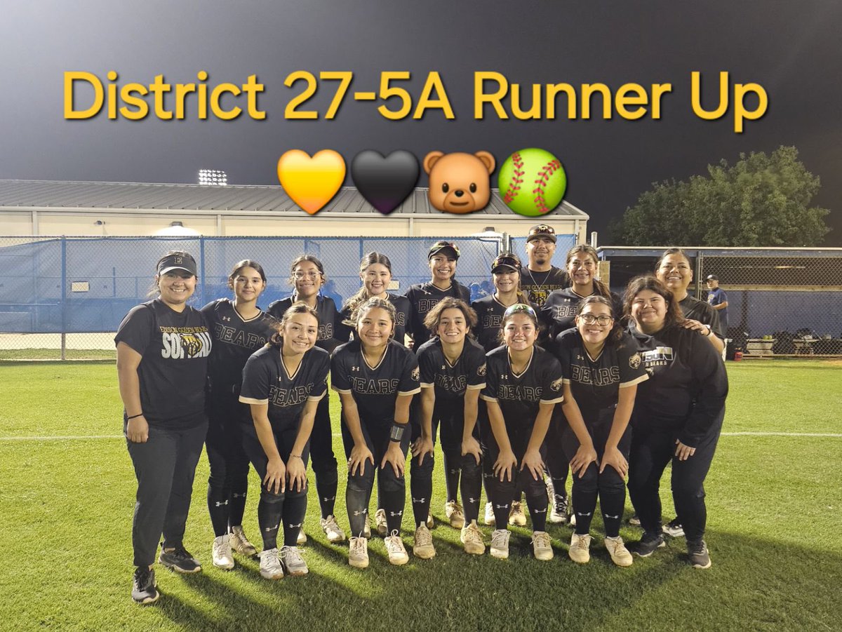 Congratulations to our Golden Bears softball team for advancing to the UIL State Playoffs! They finished 13-3 as the district runner up! Playoff details coming soon.