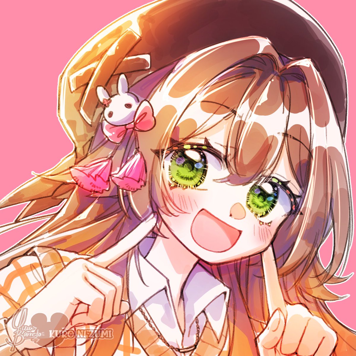 Kuronezumi6's tweet photo. sketch commission for @HelveticaOrsted !🧡💗 https://t.co/nFMCwSMspv