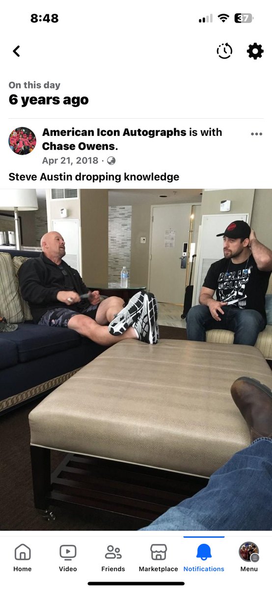 6 years ago I got to chill and just chat with @steveaustinBSR