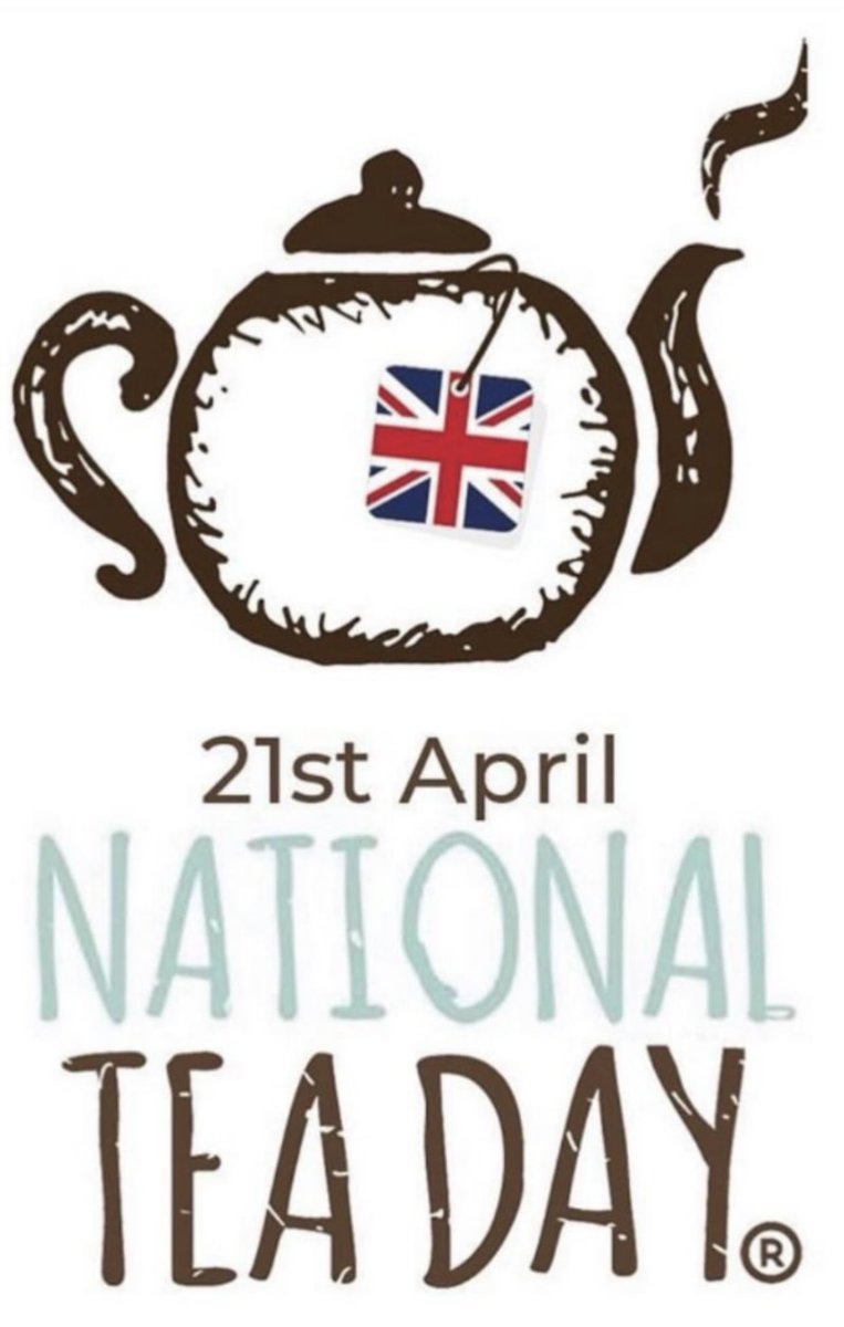 本日4月21日（日）はイギリスの紅茶の日🇬🇧「National Tea Day」です。次世代にお茶を飲む習慣を受け継ぎ、日々の紅茶のあるティータイムに感謝する日だそう。イギリスらしいですね。皆さんも今日はお気に入りの紅茶とお菓子でティータイムを楽しみませんか。
#NationalTeaDay #英国 #紅茶の日