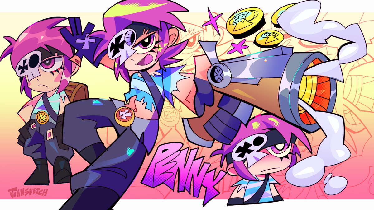 jiansketch's tweet image. brawlstars penny