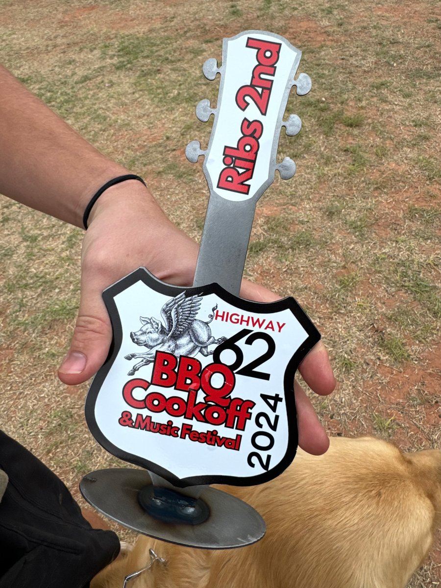 Congrats to #TeamBilly member AJ for winning 2nd in BEST RIBS at the Highway 62 BBQ Competition!